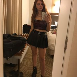 Dollskill/Current Mood pleated mini skirt